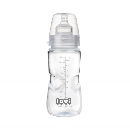 LOVI Бутылочка для кормления Medical+ крошка я бутылочка для кормления доченька с погремушкой от 0 месяцев