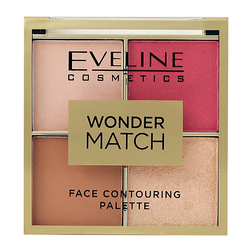 

EVELINE Палетка для контуринга WONDER MATCH (бронзер, румяна, хайлайтер), Палетка для контуринга WONDER MATCH (бронзер, румяна, хайлайтер)