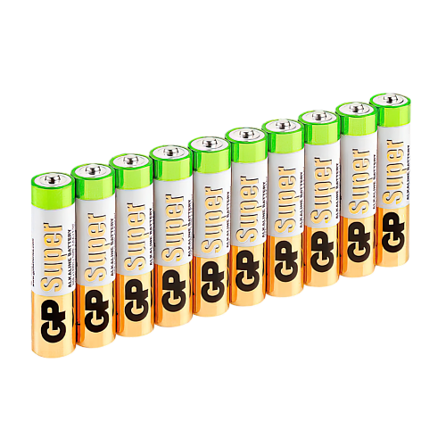 Батарейки GP BATTERIES Элементы питания щелочные AAА (LR03)