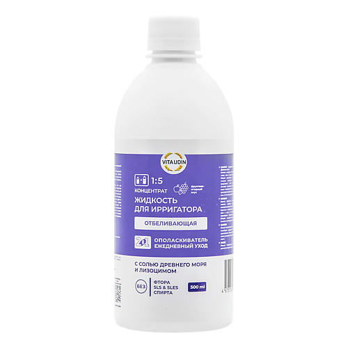 VITA UDIN Жидкость для ирригатора Вечерний детокс - ополаскиватель для полости рта 500.0 MPL291364