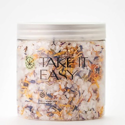 Соль для ванн "TAKE IT EASY" бергамот, жасмин, розмарин