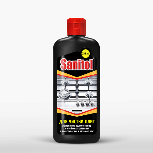 SANITOL Гель для чистки плит 250.0 средство для чистки труб selena sanitol гранулированное 90 г