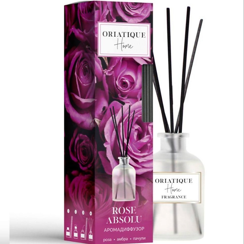 ORIATIQUE Аромадиффузор ROSE ABSOLU Роза купить по цене 279₽ в ЛЭТУАЛЬ