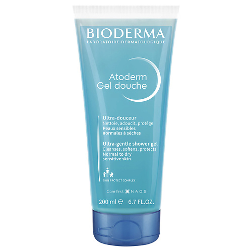 Гель для душа BIODERMA Мягкий очищающий гель для душа для нормальной, сухой и атопичной кожи Atoderm нежный гель для душа bioderma atoderm 1 л