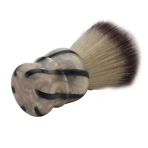 мыло твердое для бритья pearl shaving мыло для бритья the artisan shaving soap Помазок для лица PEARL SHAVING Помазок для бритья с увеличенным диаметром 29 мм SBB-97 Zebra