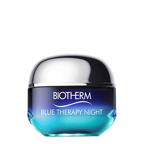 крем для лица для нормальной кожи spf25 biotherm blue therapy multi defender spf 25 50 мл Крем для лица BIOTHERM Ночной крем против морщин Blue Therapy Night для всех типов кожи