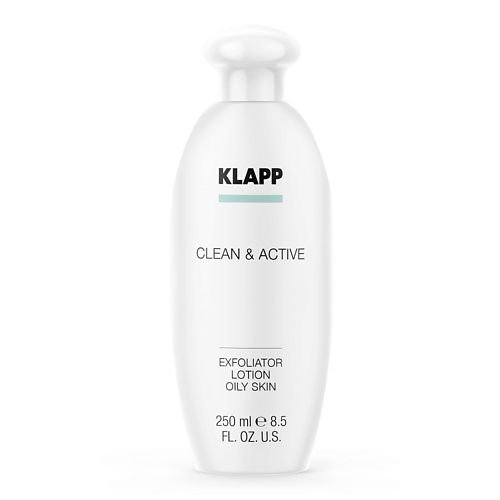 KLAPP COSMETICS Эксфолиатор для жирной кожи CLEAN&ACTIVE Exfoliator Oily Skin 250.0 eveline тоник для лица clean your skin очищающе матирующий 225