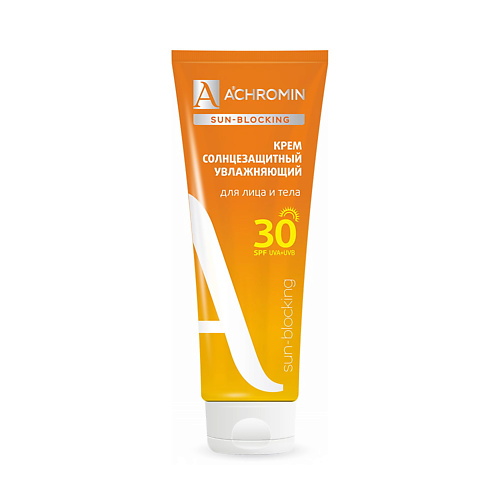 Солнцезащитный крем для лица и тела ACHROMIN Крем солнцезащитный SPF 30 цена и фото