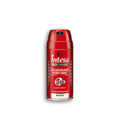Дезодорант-спрей INTESA Парфюмированный дезодорант-спрей для тела Woody intesa дезодорант парфюмированный мужской energy power для тела в аэрозольной упаковке 150 мл 2 штуки