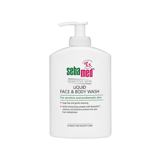 SEBAMED Гель для умывания Liquid Face & Body Wash для чувствительной проблемной кожи лица и тела 300.0 MPL298188 - фото 1