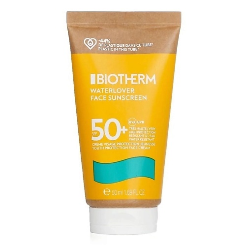Солнцезащитный крем для лица BIOTHERM Водостойкий солнцезащитный крем для лица Waterlover Face Sunscreen SPF50
