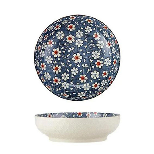 Тарелка HOMIUM Тарелка Japanese Collection, Home, глубокая D23.5см тарелка home collection primrose bushe 21 5см глубокая фарфор