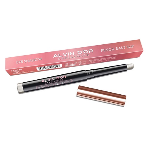 Тени для век ALVIN D'OR ALVIN D’OR Тени-карандаш для век Pencil Easy Slip тени alvin d or alvin d’or тени для век cool eyes