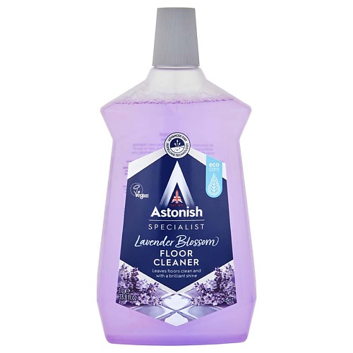 Средство для мытья полов ASTONISH Интенсивный очиститель пола с грязеотталкивающим эффектом, аромат лаванды