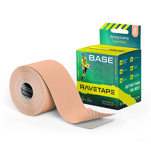 RAVE TAPE Кинезиотейп BASE 5×5 parisa cosmetics набор теней для век ghost tape
