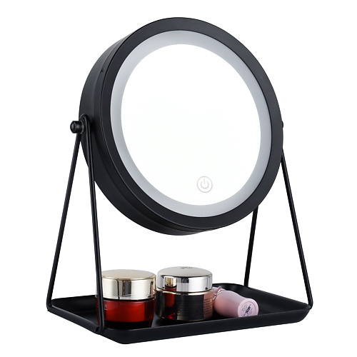 Зеркало HASTEN Косметическое зеркало с LED подсветкой – HAS1819 косметическое зеркало aquanet 2209d 21 5 см с led подсветкой