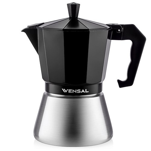 Кофеварка VENSAL Гейзерная кофеварка 6 чашек VS3201 кофеварка гейзерная итальяно на 9 чашек 450 мл цвет красный