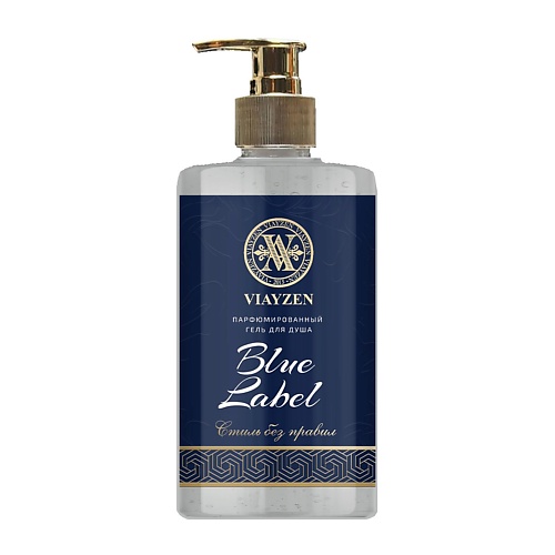 Гель для душа VIAYZEN Гель для душа парфюмированный Blue Label средства для ванной и душа для мужчин viayzen гель для душа парфюмированный blue label