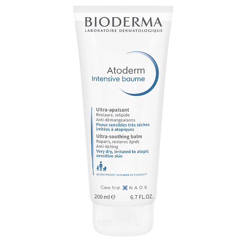 Бальзам для тела BIODERMA Бальзам для восстановления сухой и атопичной кожи лица и тела Atoderm