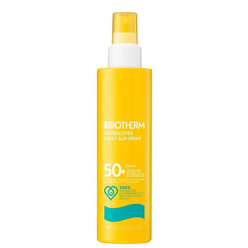 Солнцезащитный спрей для тела BIOTHERM Солнцезащитный спрей для нормальной и чувствительной кожи Waterlover Milky Sun Spray SPF50 avene спрей солнцезащитный для чувствительной кожи spf50 200 мл