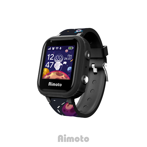 детские часы aimoto pro indigo 4g розовые Смарт-часы AIMOTO PRO Умные 4G часы для детей c GPS