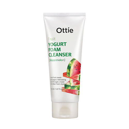 OTTIE Йогуртовая пенка для умывания Арбуз Ottie Fruits Yogurt Foam Cleanser Watermelon 150.0