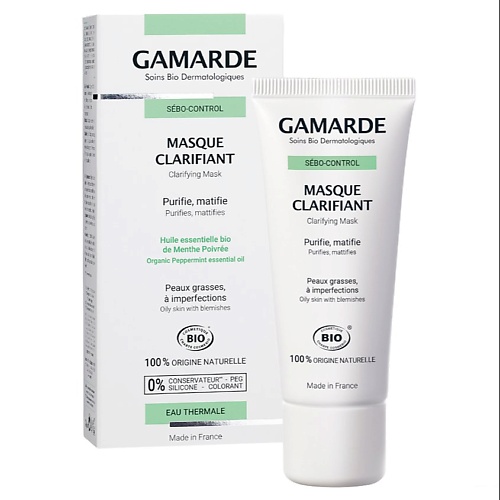 GAMARDE Себо-контроль Оздоравливающая маска 40.0 gamarde питательный крем для сухой кожи рук и ног 100 0