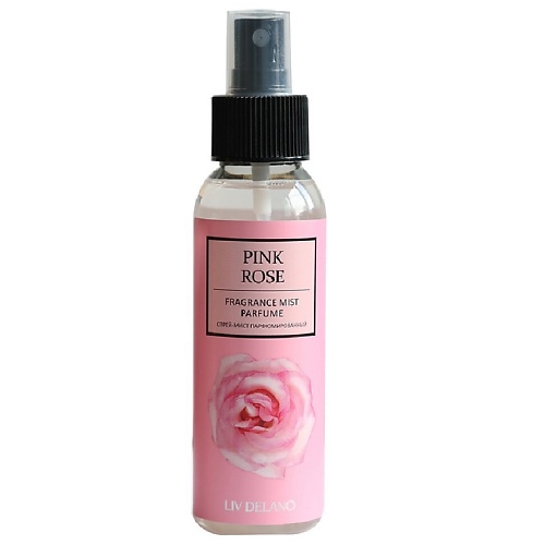 цена Спрей для тела LIV DELANO Спрей-мист парфюмированный Pink Rose