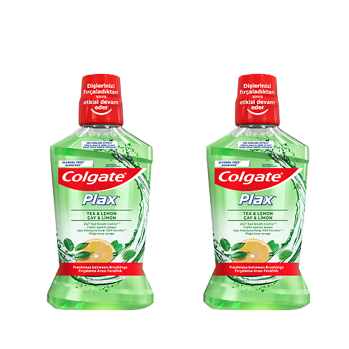 COLGATE PLAX Ополаскиватель для полости рта Свежесть Чая (две бутылки) 1.0 MPL302913 PLAX Ополаскиватель для полости рта Свежесть Чая (две бутылки) - фото 1
