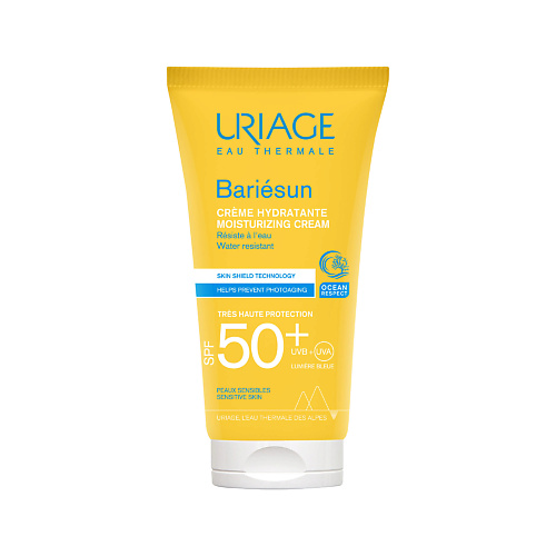 Солнцезащитный крем для лица URIAGE Барьесан spf 50+ увлажняющий крем увлажняющий крем для рук uriage 50 мл х 2 шт