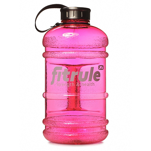 FITRULE Бутыль для воды с металлической крышкой, 2,2л помпа для воды luazon norma механическая большая под бутыль от 11 до 19 л голубая