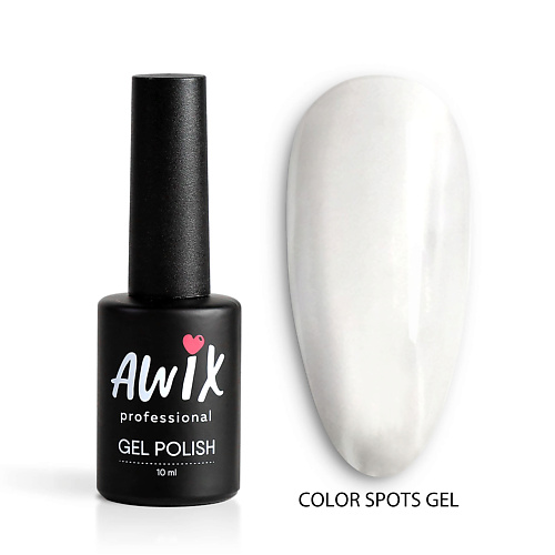 awix professional гель soft 004 15 г Базовое и верхнее покрытие для ногтей AWIX База для растекания гель лака Color Spots