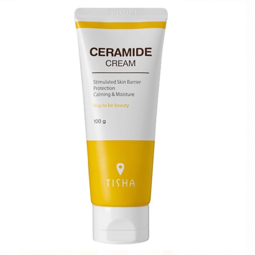 TISHA Ceramide cream Успокаивающий увлажняющий крем с керамидом 100.0 сыворотка для кожи головы tisha scalp7 активация роста волос 15гр