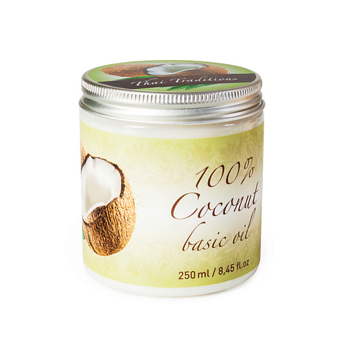 THAI TRADITIONS Кокосовое масло массажное для тела лица волос для беременных от растяжек Кокос 250.0 омолаживающая сыворотка для лица royal thai herb с ядом кобры 30 мл