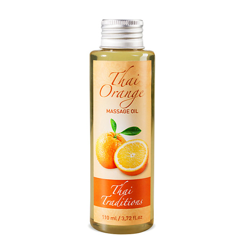 THAI TRADITIONS Антицеллюлитное масло для массажа тела от целлюлита растяжек Тайский Апельсин 110.0