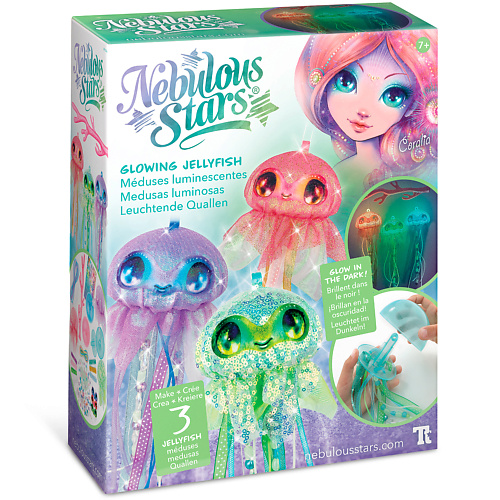 Набор для творчества NEBULOUS STARS Подарочный набор для творчества Сверкающие медузы Coralia цена и фото