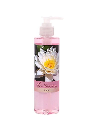 THAI TRADITIONS Гель для душа парфюмированный для тела для мужчин и женщин уход за кожей Лотос 250.0