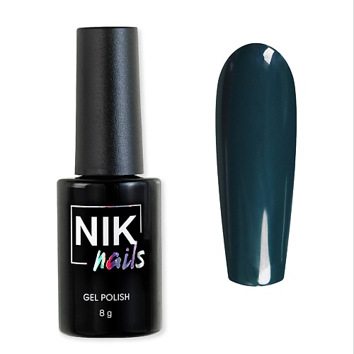 Гель-лак для ногтей NIK NAILS Гель-лак для ногтей темного плотного оттенка Dark nik nails гель лак gel polish 8 мл 8 г 221