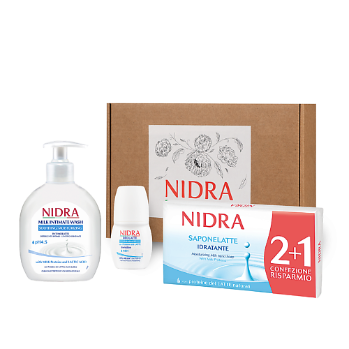 Набор средств для ухода за телом NIDRA Подарочный набор для женщин подарочный набор парфюмерии для женщин 4 в 1