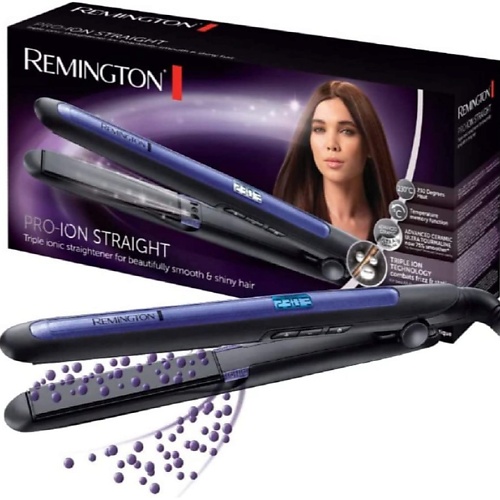 Выпрямитель для волос REMINGTON Выпрямитель для волосPro-Ion Straight S7710 выпрямитель для волос remington выпрямитель для волос pro ceramic ultra s5505