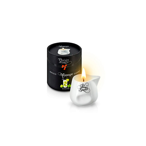 PLAISIR SECRET Свеча с массажным маслом Мохито 80.0 aromako свеча мохито и зелёный чай 150