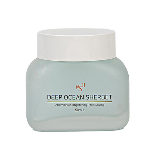 цена Крем для лица WSH WESELLHOPE Увлажняющий и охлаждающий крем-щербет с эффектом блеска кожи Deep Ocean Sherbet