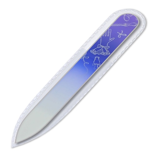 Пилка для ногтей ZWINGER Пилка для ногтей стеклянная, 90 мм стеклянная пилка для ногтей профессиональная nano n желтая
