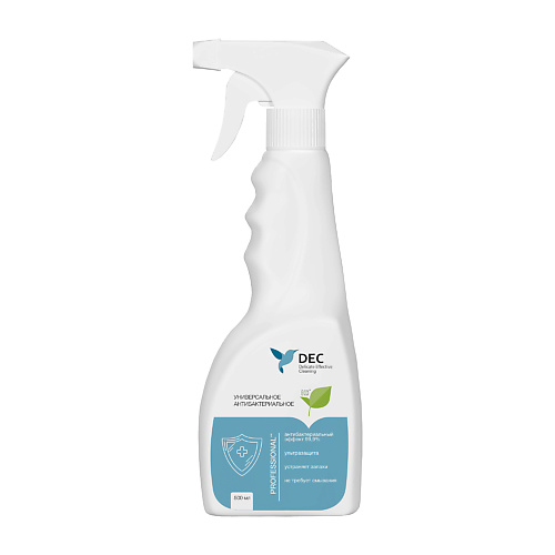 DEC Универсальное чистящее средство с антибактериальным эффектом 1.0 prosept универсальное моющее и чистящее средство universal spray 500