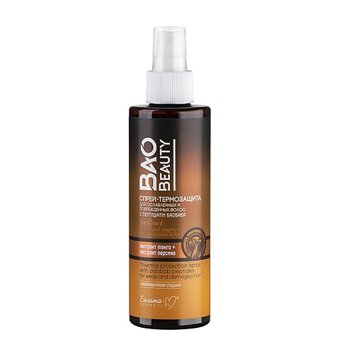 Спрей для ухода за волосами БЕЛИТА-М Спрей-термозащита для ослабленных  и поврежденных волос BAOBEAUTY