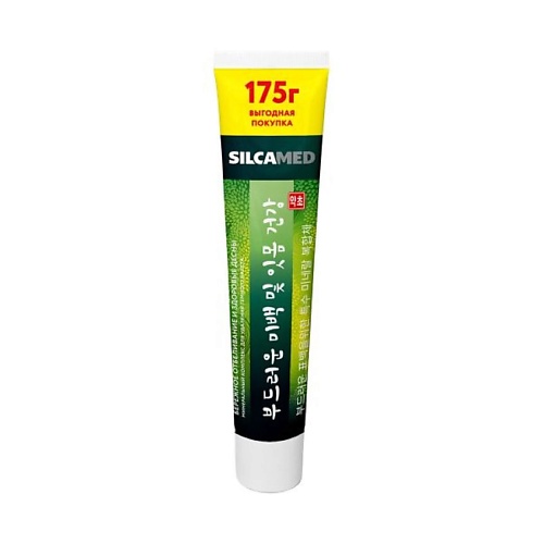 SILCAMED Зубная паста Бережное отбеливание и здоровые десны, профилактическая травяная 175.0 MPL302966 - фото 1