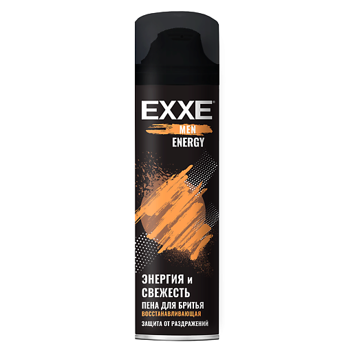 пена для бритья exxe sport energy cool effect 200 мл EXXE MEN Пена для бритья Восстанавливающая ENERGY 200.0
