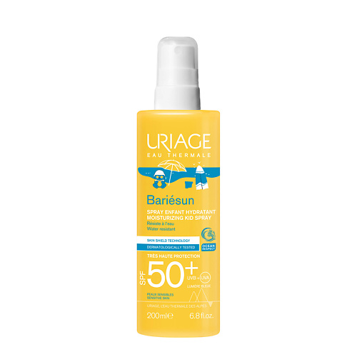 Солнцезащитный спрей для тела URIAGE Барьесан SPF50+ увлажняющий спрей для детей солнцезащитные средства uriage барьесан spf 30 увлажняющий стик для губ