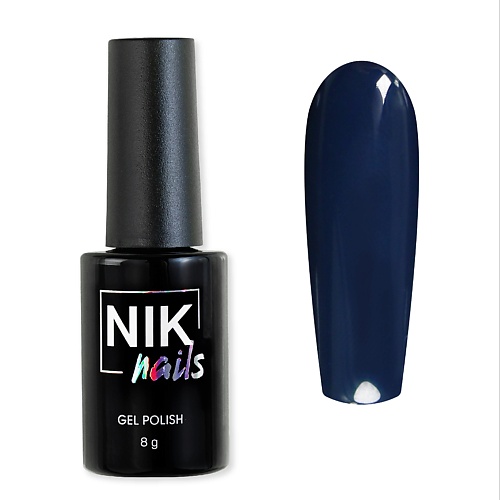 Гель-лак для ногтей NIK NAILS Гель-лак для ногтей темного плотного оттенка Dark nik nails гель лак trench 01