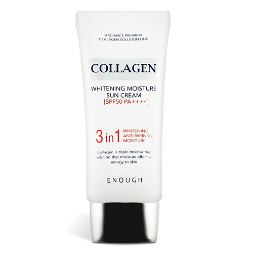 ENOUGH Увлажняющий солнцезащитный крем Whitening Collagen 50.0 крем для глаз meishoku placenta whitening eye cream 30 мл
